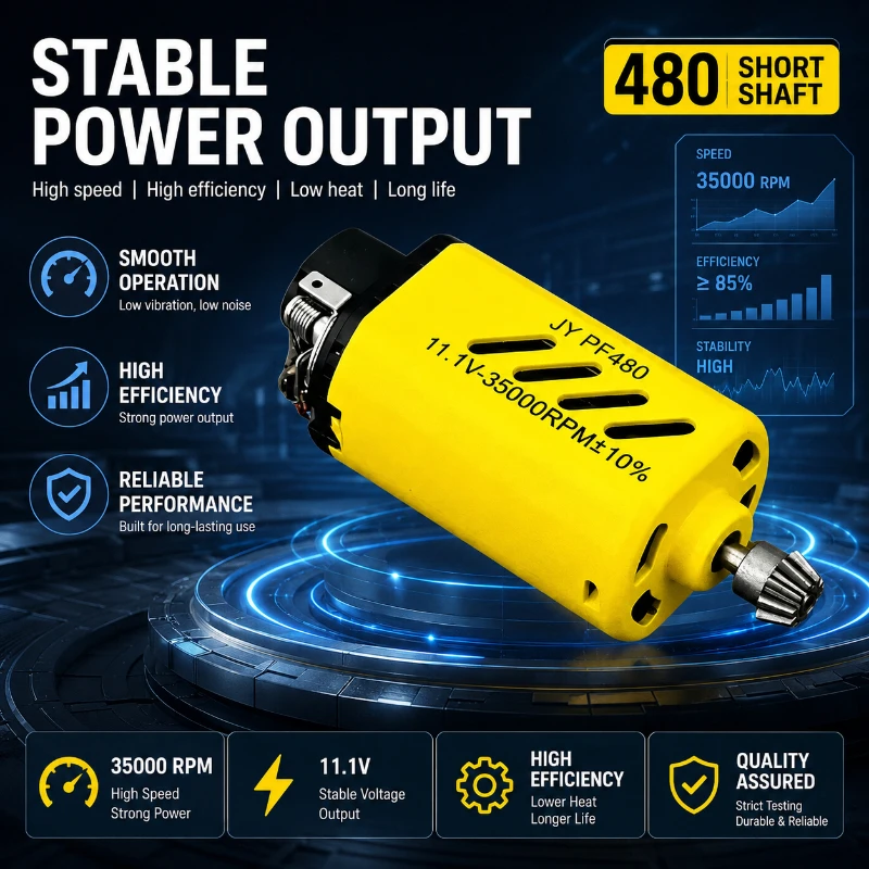 V2 V3 Gearbox Dedicated 480 High Speed Motor 11.1V 35000RPM Permanent Magnet Replacement Driving Motor