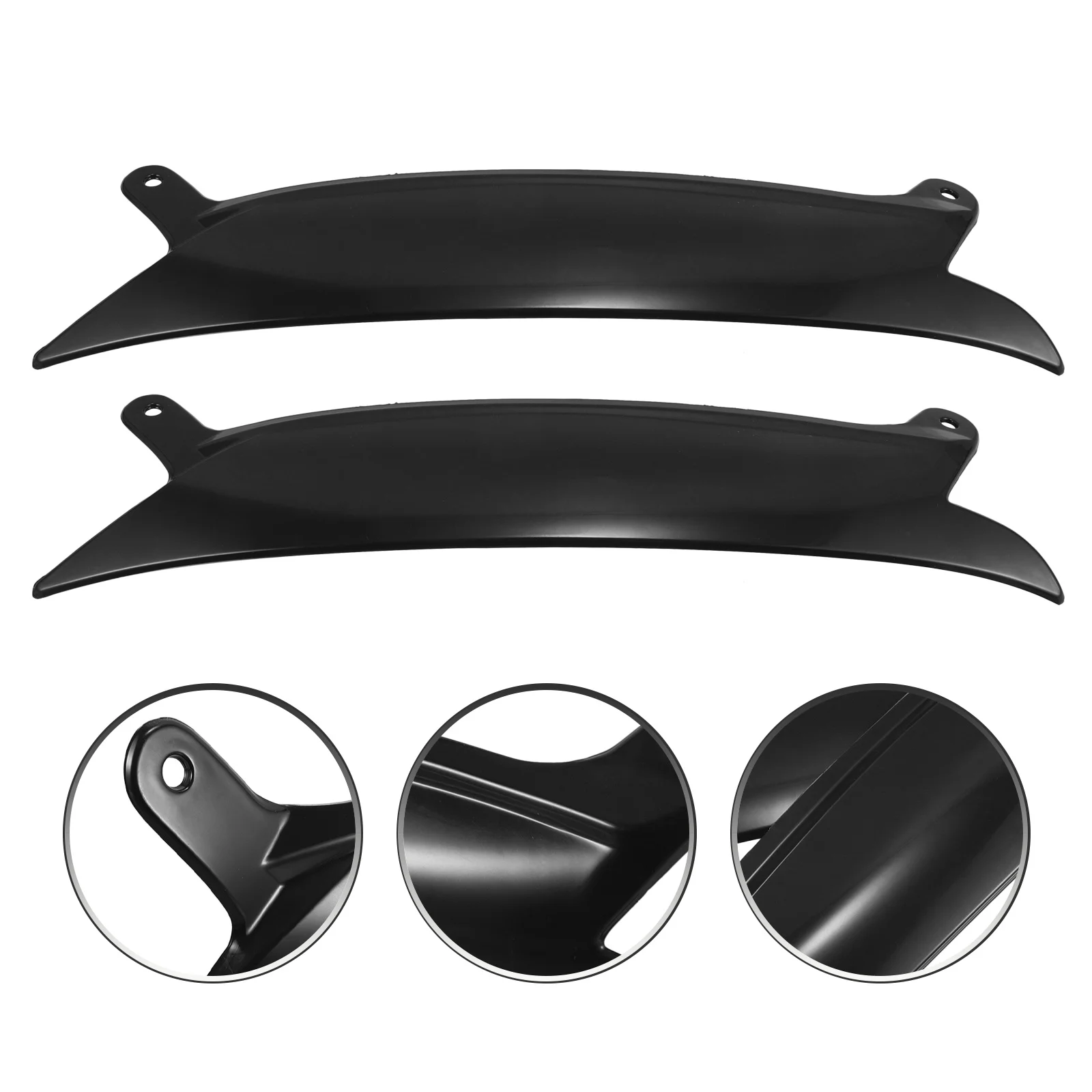 

1 пара автомобильных фар, крышка для бровей, черный АБС-материал, защитная накладка, усилитель декоративной крышки для автомобильных фар