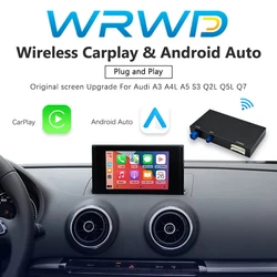 Wireless Carplay Android Auto Lossless Installation Interface For Audi A3 A4 A5 Q2 Q5L Q7 2013-2018 Rear Camera Car Play Module