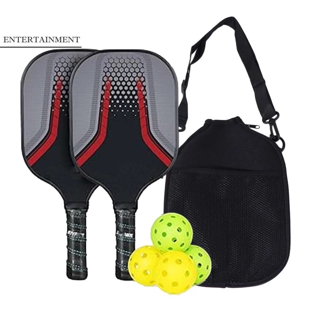 

Large Capacity Pickleball Crossbody Bag Waterproof Zipper Closure Pickleball Paddle Cover Adjustable Strap Professional