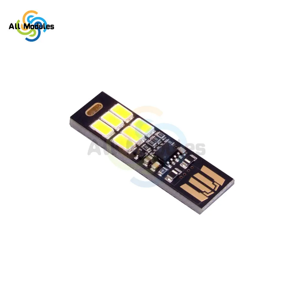 Imagem -05 - Portátil Mini 5730 Usb Led Luz 5v Sensor de Toque Pode Ser Escurecido Luz da Noite para o Banco Potência Computador Portátil Mesa pc Lâmpada Peças Lote