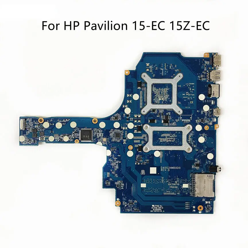 DA0G3HMB8D0 For HP Pavilion 15z-EC main board R5-3550H R7-3750H CPU GTX1050-3GB-Used