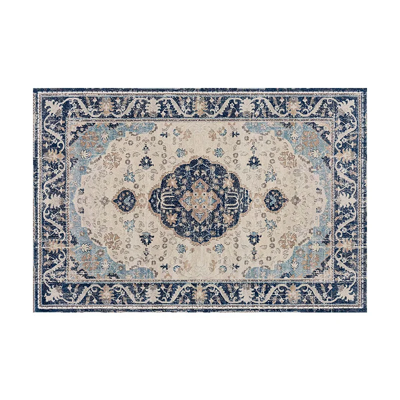 Vintage Carpet Style Ethnic Pattern Placemats Exquisite Floral And Geometric Motifs Elegant Table Mats For Dining Table
