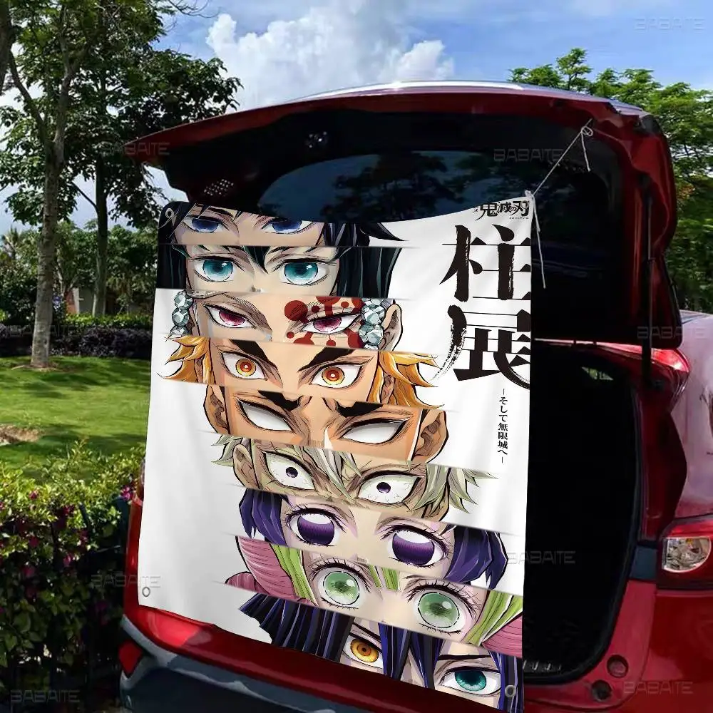 Vibrant Samurai D-Demon S-Slayer Family Gatherings Outdoor Atmosphere Flags Camping Decorations Banners