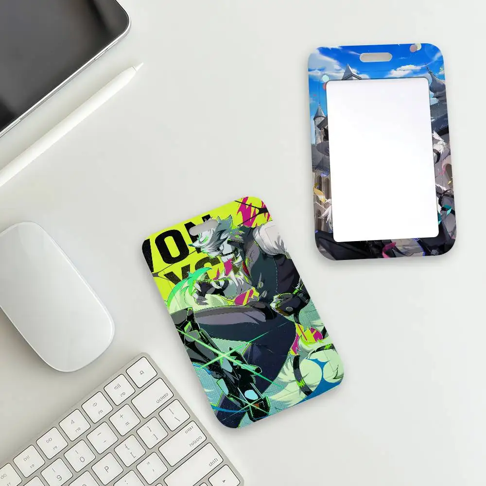 Zenless Zone Zero Von Lycaon Card Holder Student Campus Meal Cards Public Transport Subway Cardcase