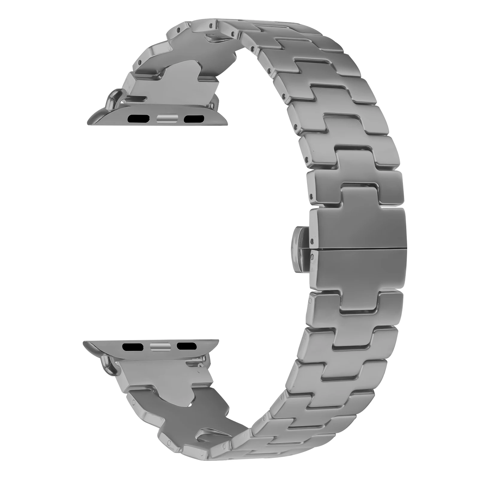 สายรัดสแตนเลสสําหรับ Apple Watch Band 49 มม.44 มม.46 มม.45 มม.42 มม.40 มม.41 มม.38 มม.สร้อยข้อมือ iWatch Series 10 9 8 7 6 SE Ultra 2