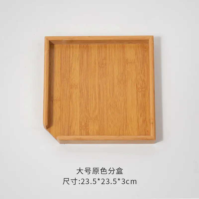 1pc Bamboo Tea Evaluation Box Knife Needle Tea Prying Tray Pu Erh Tea Distribution Tray Cake Display Tray view 6