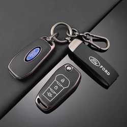 Fashion TPU 3 Buttons Car Remote Key Case Cover Shell For Ford Figo 2017 Mondeo 5 Ecosport Puma 2020 Fiesta Mk8 Everest Ranger