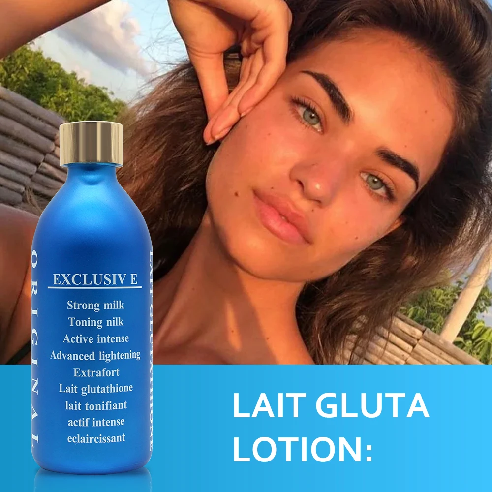 

Lait Glutathione Body Lotion for Dark Skin Whitening Moisturizing Improves Dullness Antioxidant Fades and Removes Spot