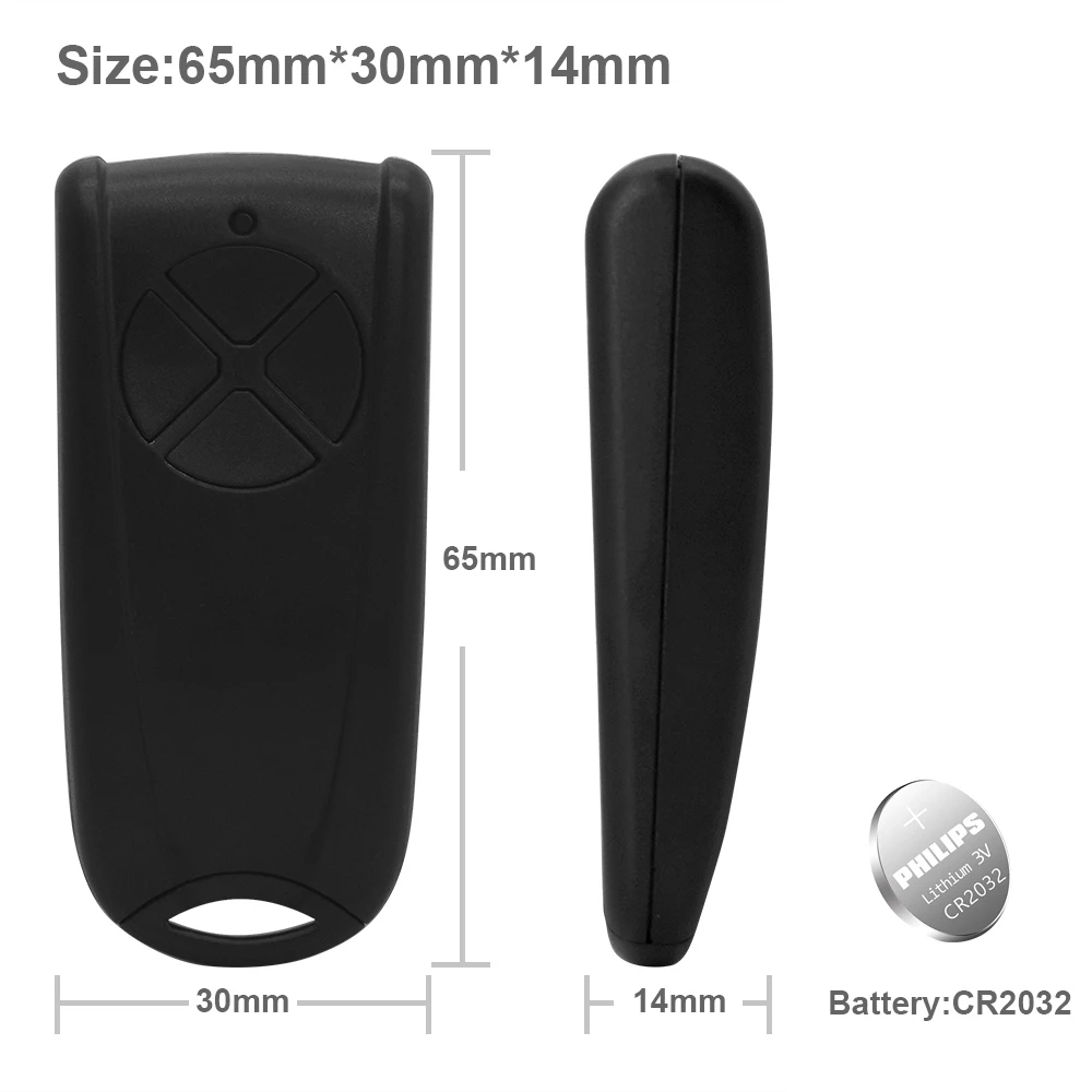 Для ECOSTAR RSE2-433 RSC2-433 пульт дистанционного управления для гаражных ворот 433 МГц с подвижным кодом ECOSTAR RSE2 RSC2 RSZ1 433 пульт дистанционного управления для ворот