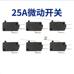 Maintenance Of 25A High Current Household Appliances With 3-Pin Micro KW3A-25 Travel Limit Self Resetting Switch