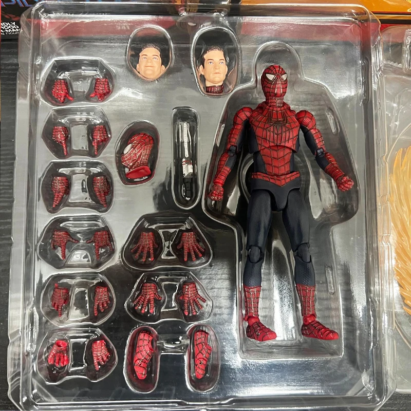 新しいマフェックス 241 トビー・マグワイア スパイダーマン ノーウェイ・ホーム フレンドリー・ネイバーディオード アニメアクションフィギュア KOモデルコレクションおもちゃギフト