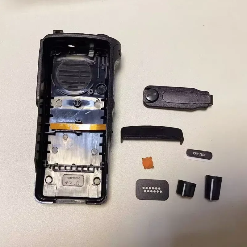 

Black Walkie Talkie Repair Front Case Housing Cover Kit for Motorola Radios DP4400 DGP8050 XPR7350 XPR7380 DP4401 DGP5050