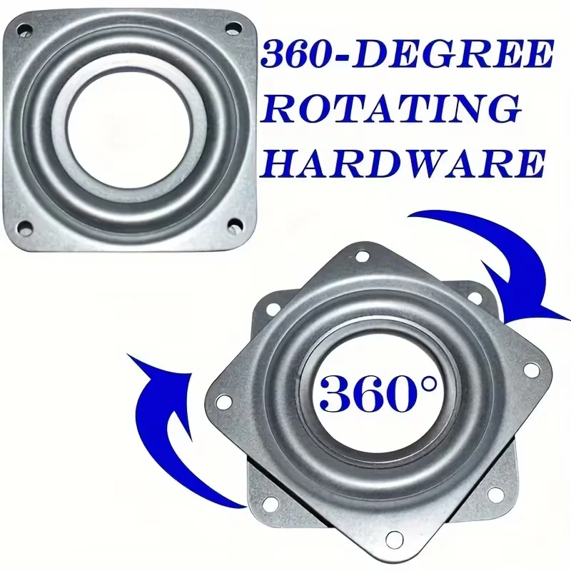 

Metal Turntable Bearing Rotating Turntable Plate 360 Degree Heavy Duty Swivel Desk Table Bearing Plate Furniture Hardware