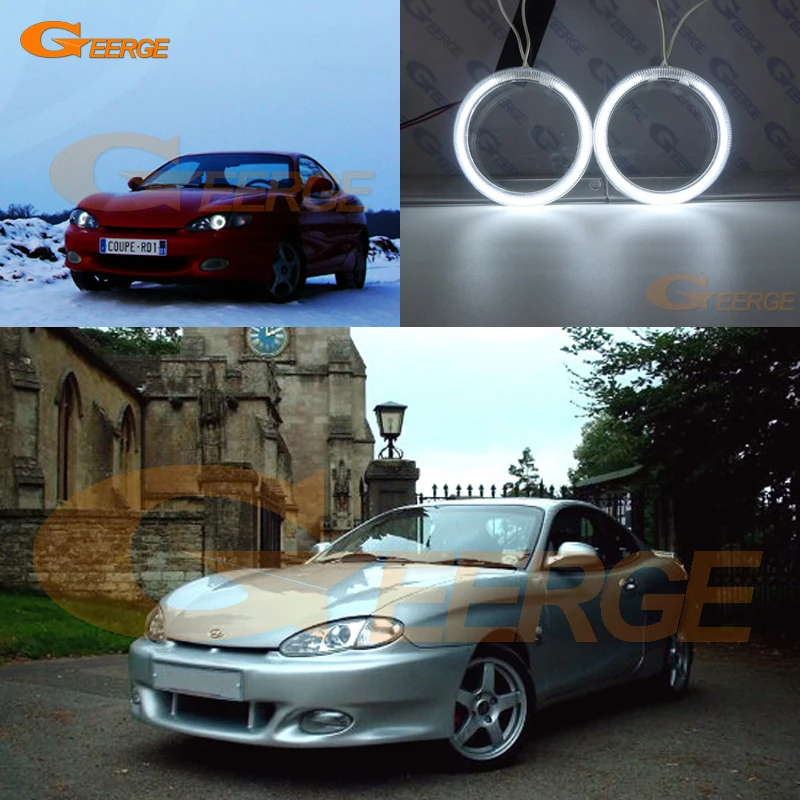 

For Hyundai Tiburon Coupe RD1 J2 F2 Excellent Ultra Bright CCFL Angel Eyes Halo Rings Kit Light Car Accessories