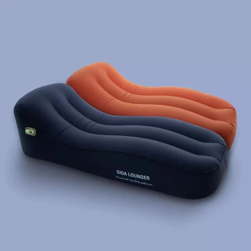 Automatic Inflatable Lounger Couch Air Bed Sofa Beach Camping Park Office Sleeping Camping Accessory Waterproof Portable