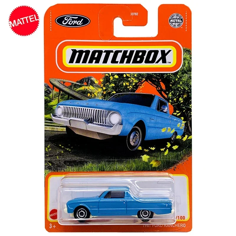 Original Mattel Matchbox Car 1/64 Metal Diecast 96/100 1961 Ford Ranchero 30782 Vehicle Toys for Boys Collection Birthday Gift