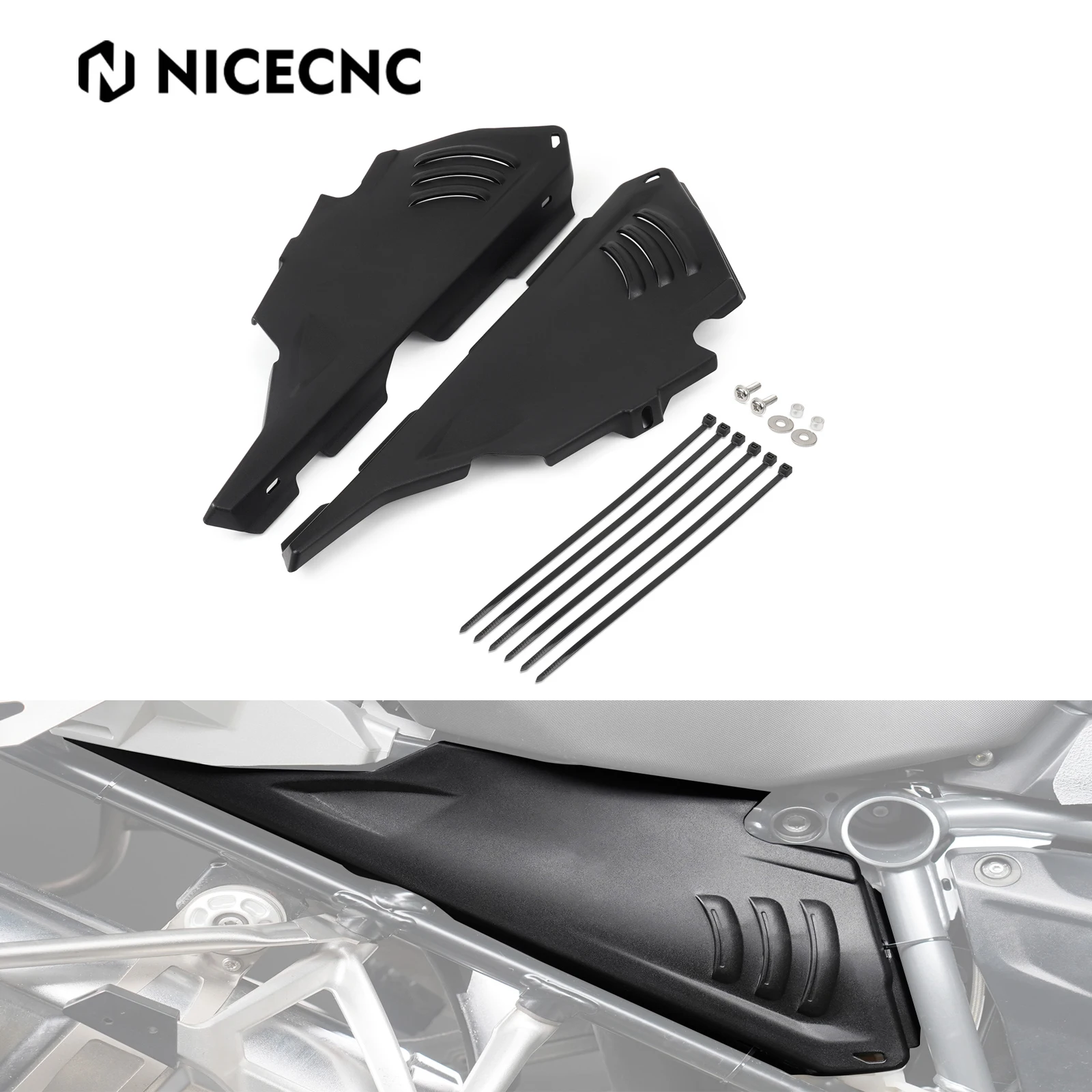 

For BMW R1250GS R 1250 GS 2018-2023 Rear Frame Side Panel Guards Covers R1200GS R 1200 GS 2013-2018 R 1250 GS 2023 2022 2021