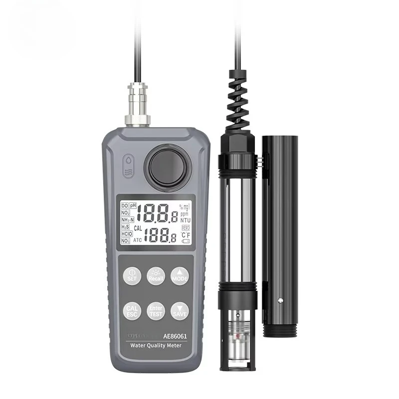 Multi-parameter, nitrite, ammonia water quality analyzer, temperature range 0-50