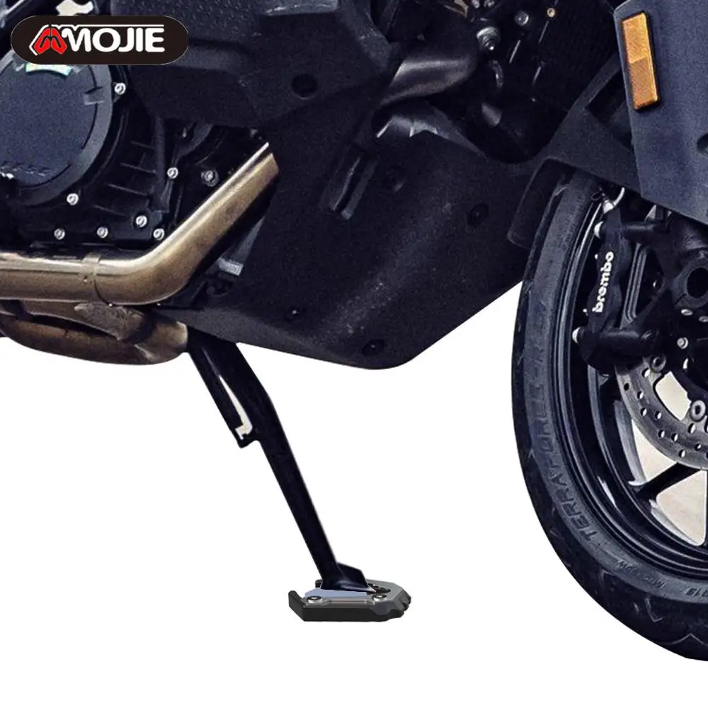 Motorcycle Accessories Aluminium Kickstand Side Stand Enlarge Extension Plate Pad For 1290 Super Adventure S 2021 2022 2023 2024