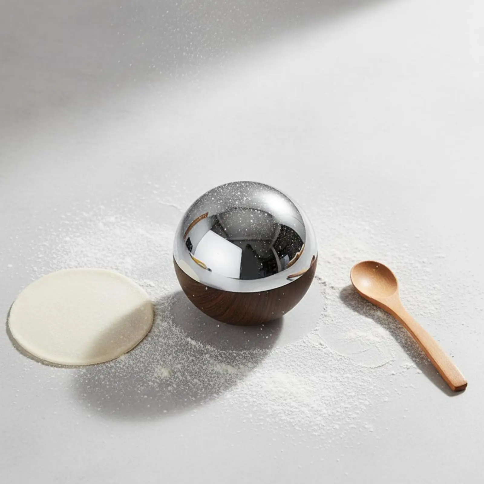 Spherical Pastry Press Long-Lasting Pastry Rolling Sphere Dumpling Wrapper Tool Rustproof Kitchen Accessory Ergonomic