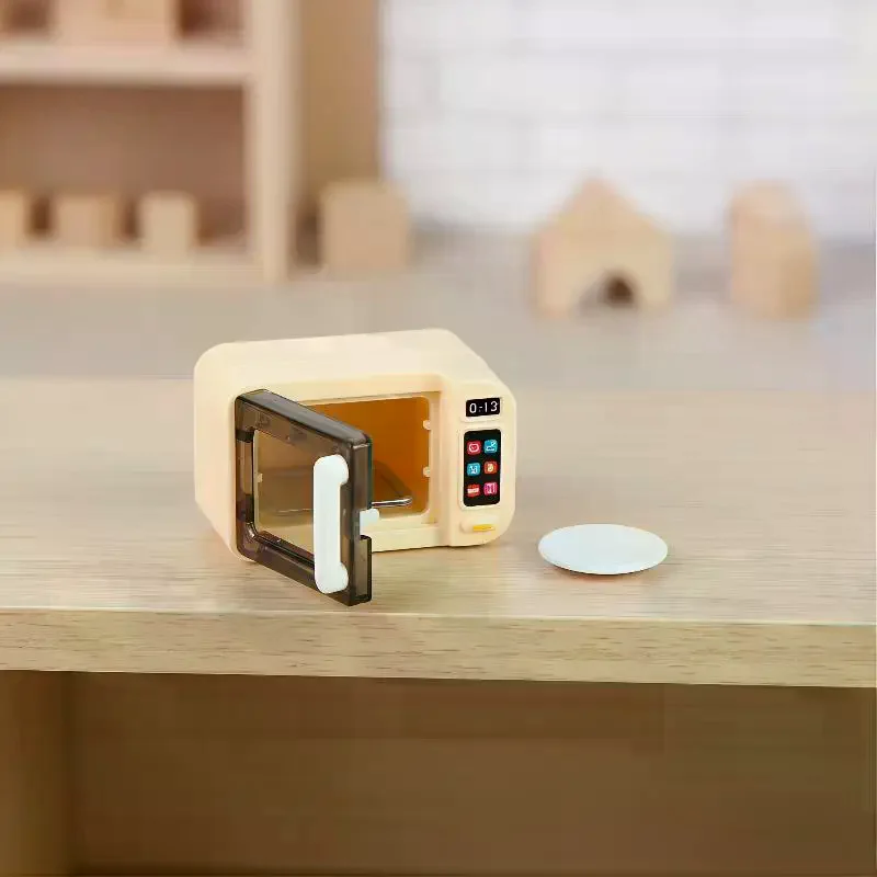 1:12 Mini Coffee Machine & Egg Beater Set – Dollhouse Kitchen Appliance Decor for DIY Home Scene