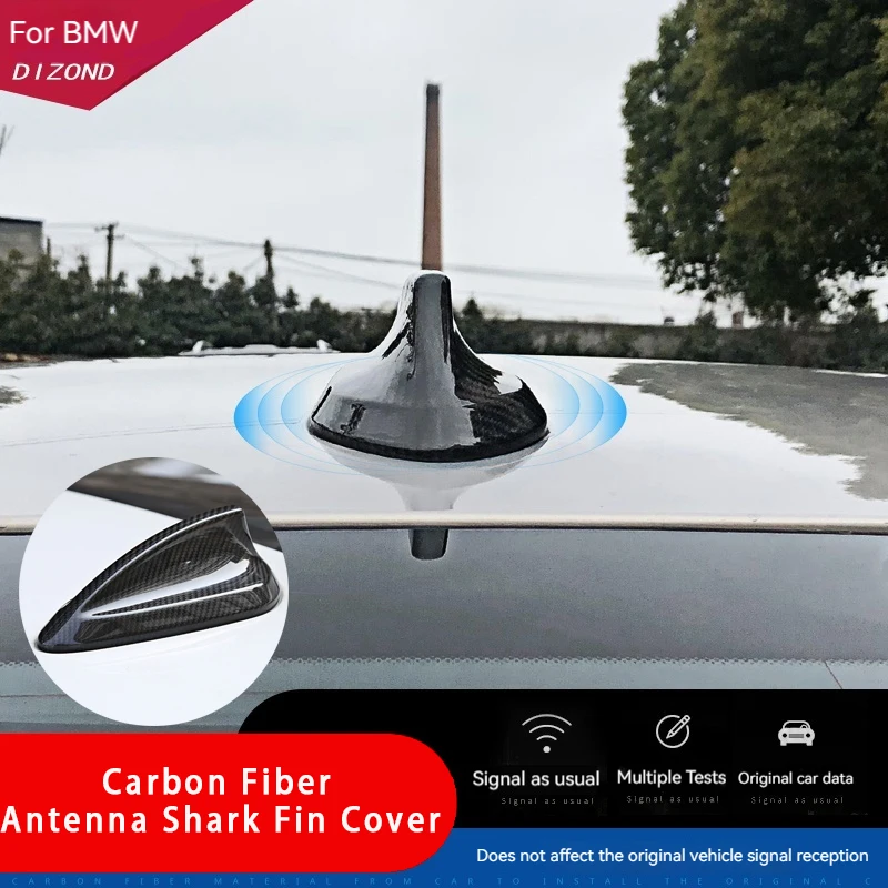

For BMW M2 M3 M4 123457 Series X1 X3 F22 F30 F34 F80 F87 F32 F36 F82 G11 G20 G12 G30 Real Carbon Fiber Shark Fin Antenna Cover