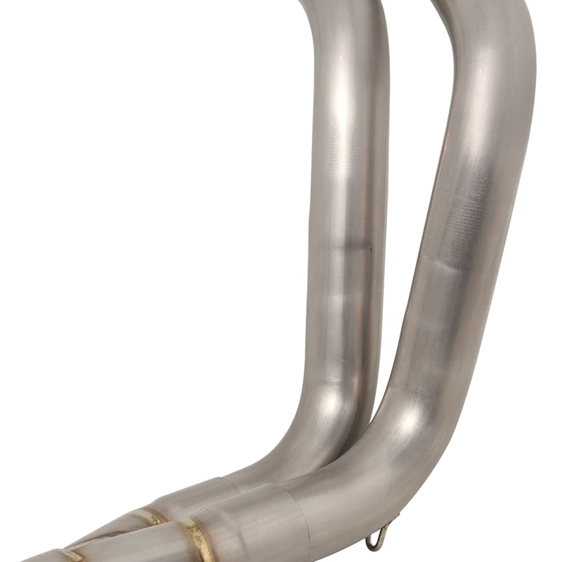 Slip-On For Yamaha YZF R7 MT07 FZ07 MT-07 MT 07 2021 2022 2023 Motorcycle Exhaust System Escape Titanium Alloy Front Link Pipe