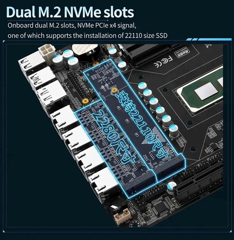 6-Bay Mini ITX Firewall Motherboard 11th Gen Intel I7 1165G7 I5 1135G7 I3 1115G4 2×M.2 NVMe DDR4 Server Router NAS Mainboard