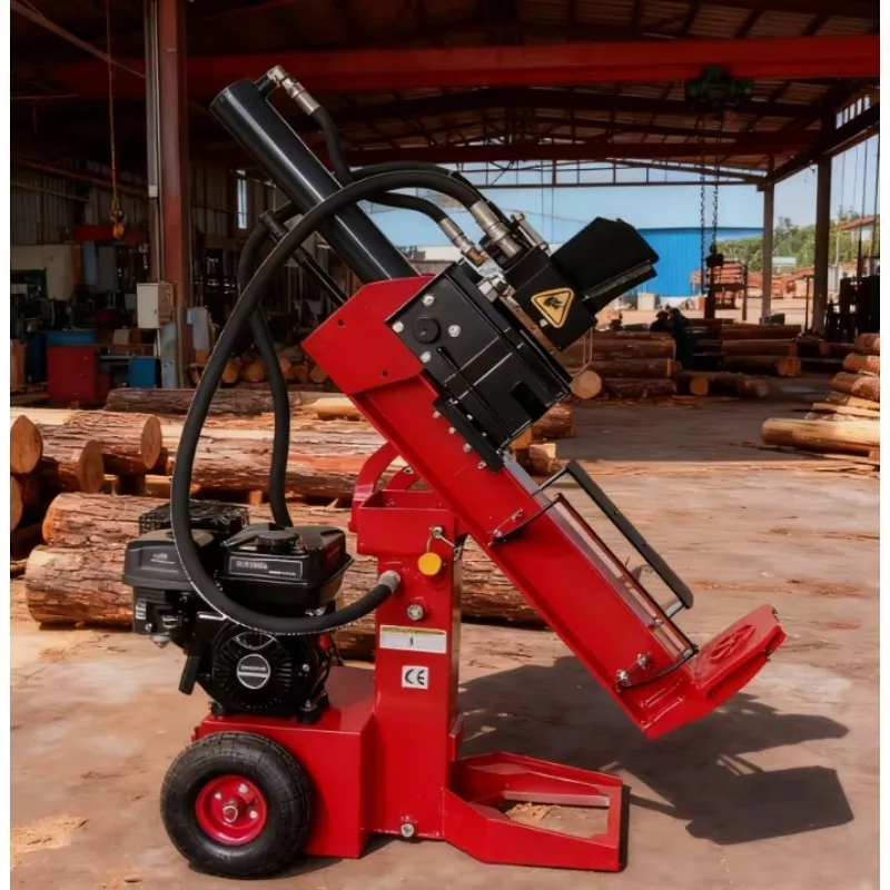 【Best-Selling】The 15 Ton Firewood Processor Can Be  Horizontally Or Vertically As A Universal Splitting Machine For Househol
