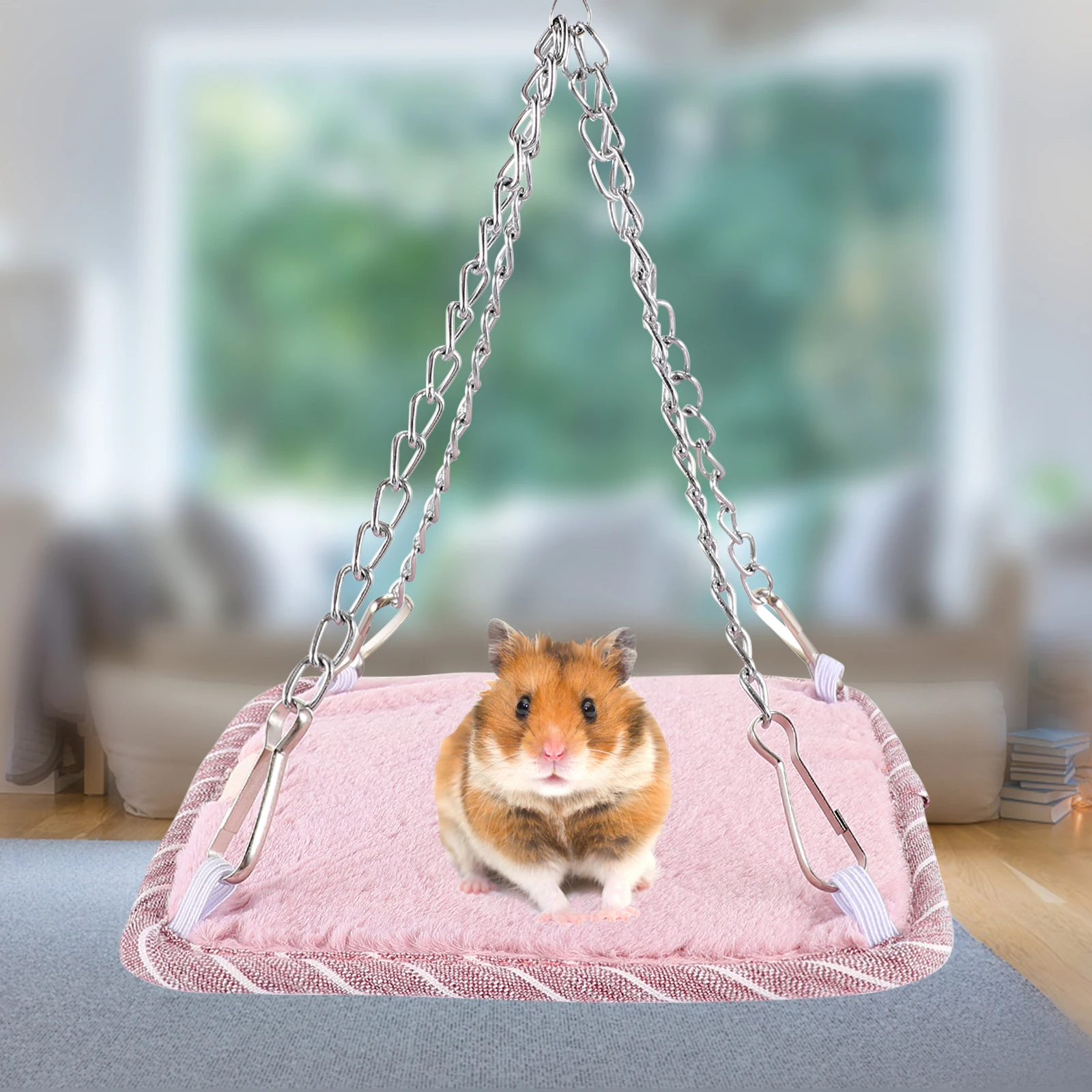 

2pcs Small Pet Hammock Carrier Bag Breathable Chinchilla Travel Sling For Hedgehog Hamster Squirrel Durable Lightweight Easy