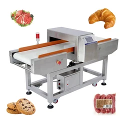 Food Production Line Metal Detector Touch Screen Digital Food Industry Metal Detectors for Dry and Wet Area Production Line