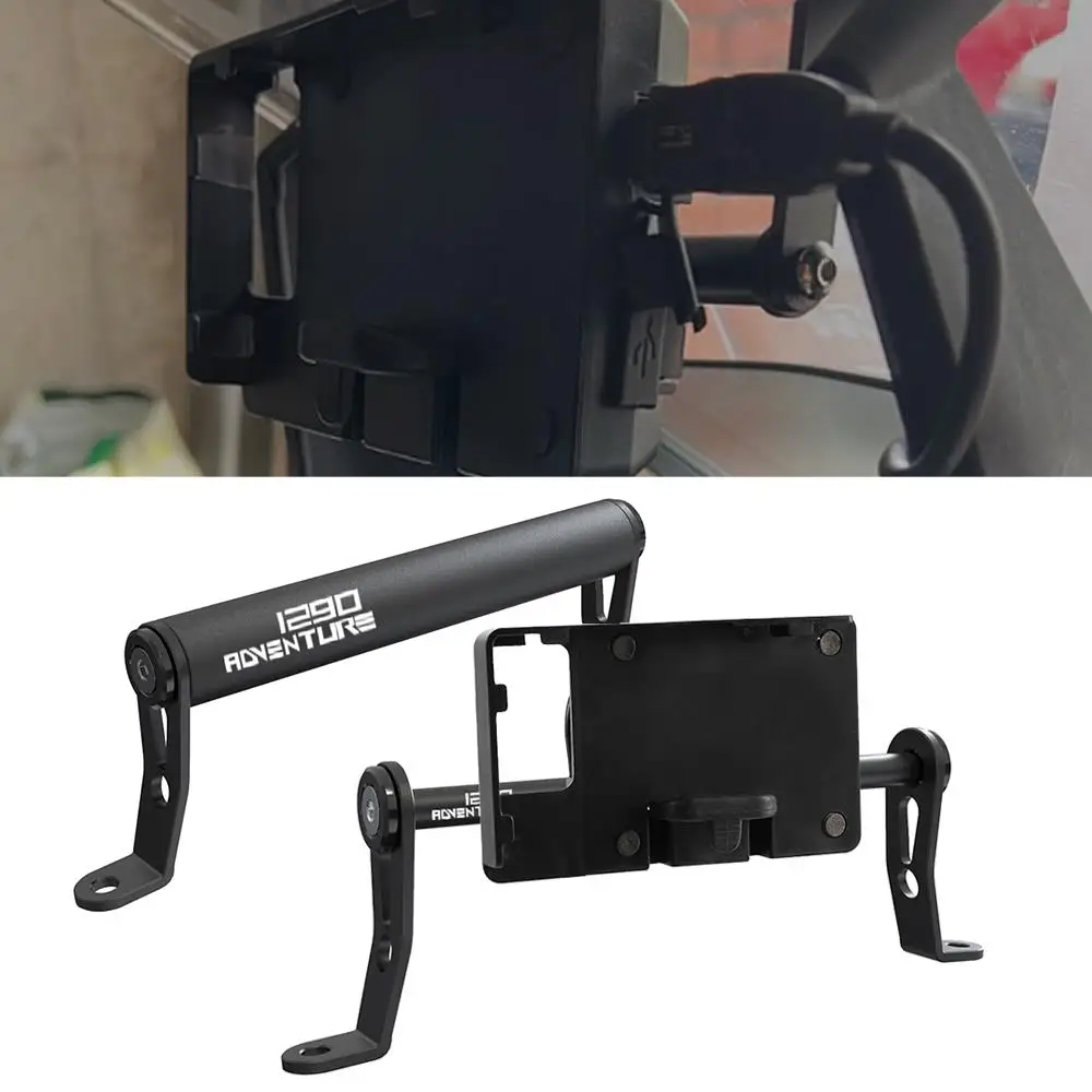 

For KTM 1290 SUPER ADVENTURE S R Moto GPS Phone Navigation Bracket Holder 1290 Supper ADV S/R 2017 2018 2019 2020 2021 2022 2023