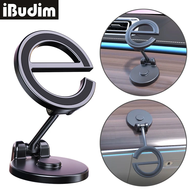 Magnetic Car Phone Holder Stand Compatible with MagSafe Universal Strong Magnet Dashboard Car Mount for iPhone 15 14 Samsung