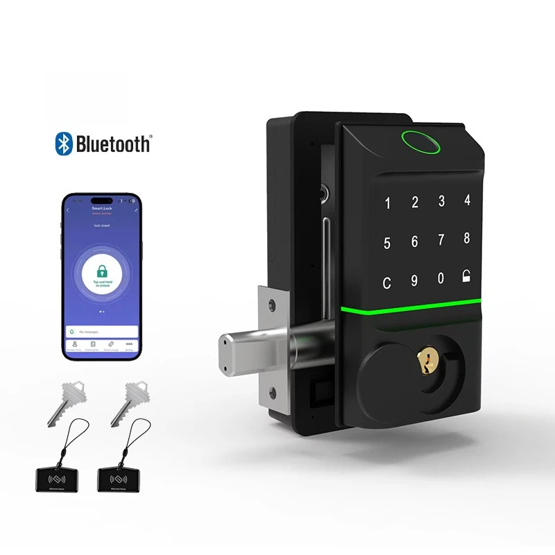 American Standard Deadbolt Smart Door Lock Fingerprint Digital TTlock Smart Locks for Front Door