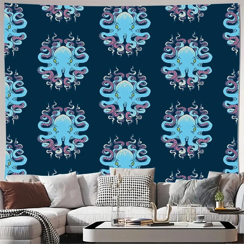 Ocean Wave Tapestry Blue Sea Wall Hanging Beach Decor Coastal Vibes Surfboard Tapestry Hippie Wall Art Bedroom Aesthetic Dorm Ro