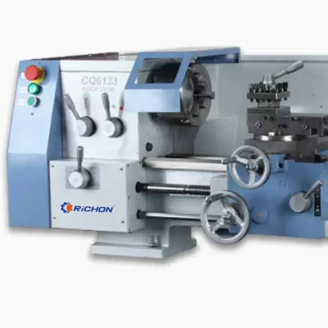

CQ6133 Gear Head Mini Metal Lathe Mesin Bubut 14''x 30" Auto Mini Metal Bench Lathe Torno Para Metal Small Bench Lathe for Hobby