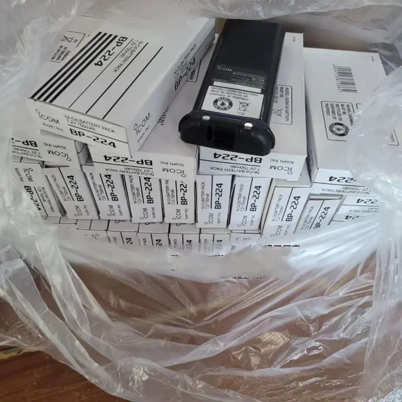 BP-224 7.2V 750mAh IC-M32 M31 IC-M2A Intercomunicador Batería de iones de litio