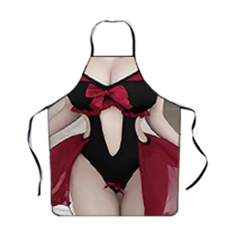 Hunk Sexy Apron Creative Abs Funny High Value Beach Bikini Home Anti-fouling Apron