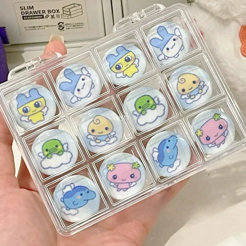 wholesale Anime Creative Cartoon Tamagotchi Mini Badge Pins, Cute Decorative 25mm Lapel Pins for Journal, Clothes & Backpack - view 4