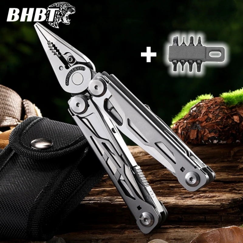 

Новый BHBT 25-в-1 7-цветный многофункциональный инструмент, плоскогубцы, карманный нож EDC, портативный многофункциональный инструмент для выживания на открытом воздухе, кемпинга с битами
