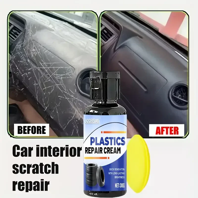 

LOORSAN Новый комплект для ремонта царапин в салоне автомобиля — универсальный полировщик для пластика, кожи, шин — быстрая фиксация небольших царапин