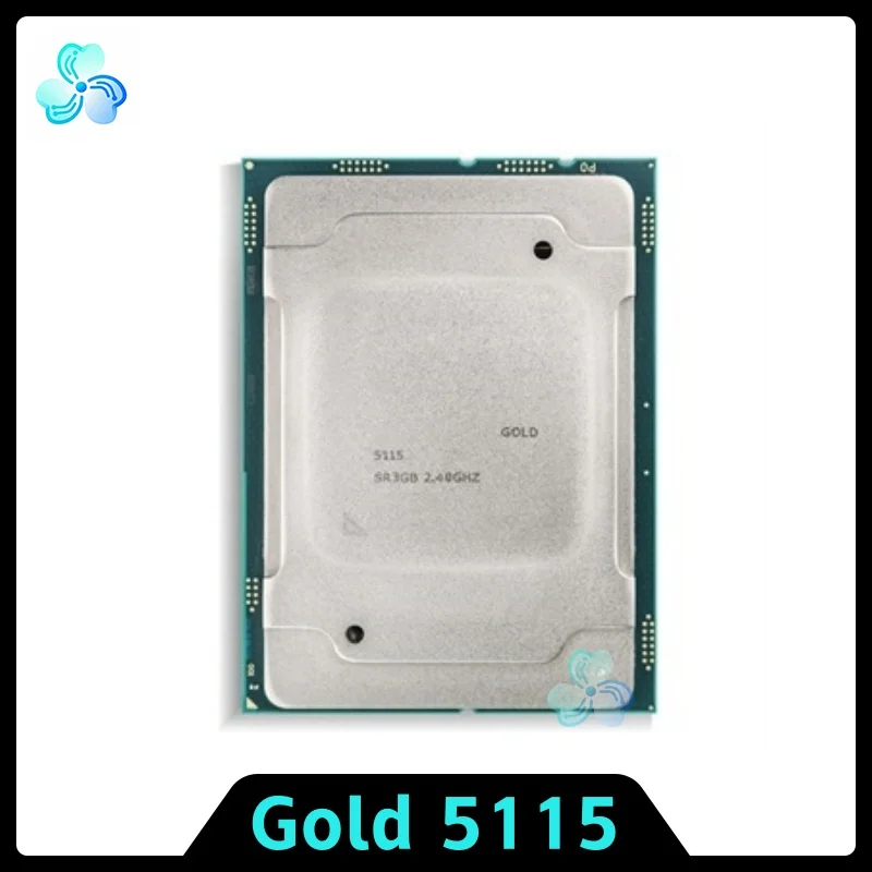 Xeon Gold 5115 2.4GHz CPU SR3GB 13.75MB 10-Cores 20-Thread 85W LGA3647 CPU Processor for Server Motherboard GOLD5115