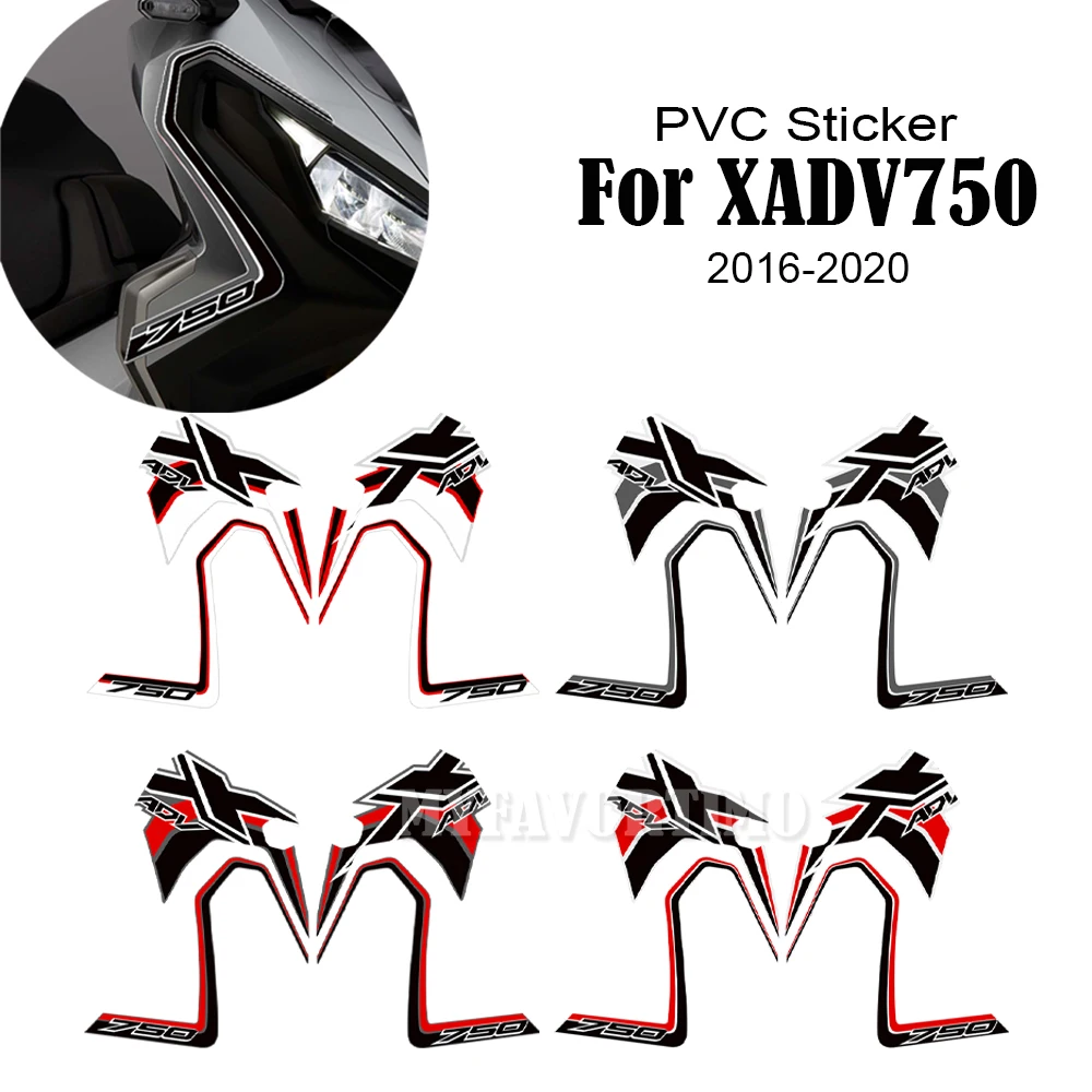 

For Honda XADV X-ADV 750 X ADV 750 Motorcycle Tank pad Stickers protection Oil Gas Decal Protector Set 2016 2017 2018 2019 2020