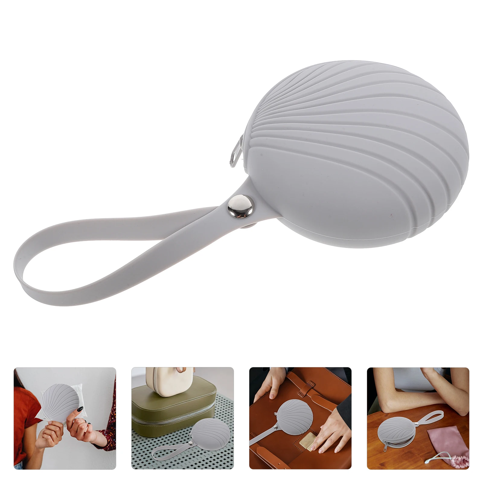 Silicone Pacifier Storage Bag Menstrual Cup Carrier Lightweight Travel ganizer Reusable Case Purse Backpack