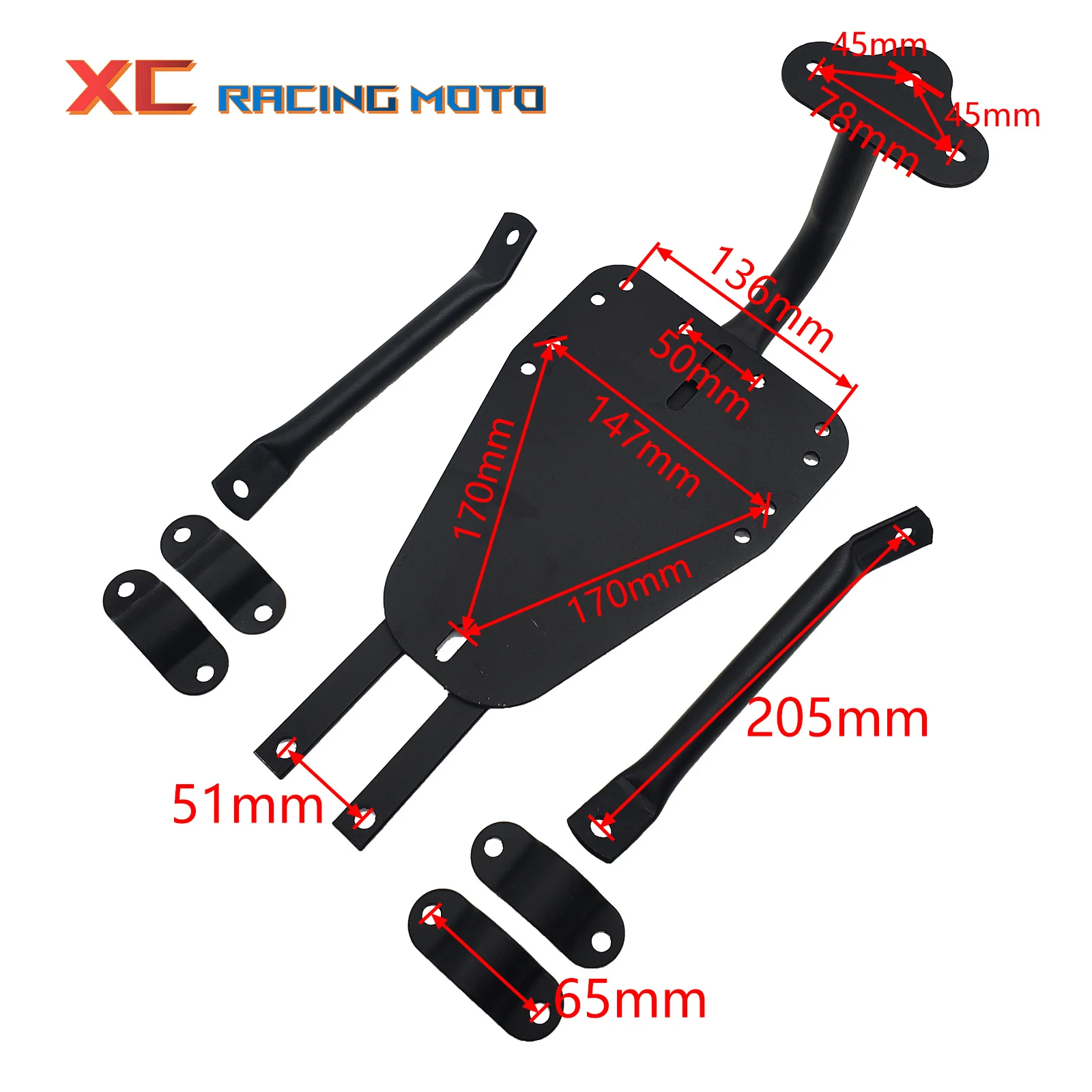 New Electric Scooter Seat Seat Bracket Seat Back Modified Parts For Citycoco Electric Scooter Harley Electric Scooter Universal