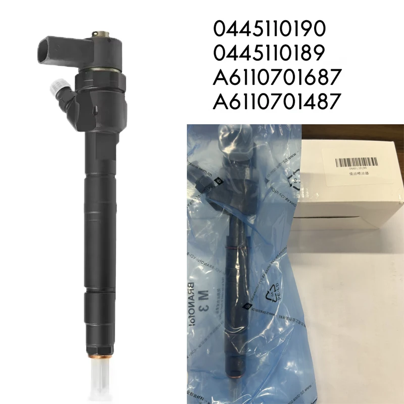

0445110190 A6110701687 / 0445110189 New Diesel Fuel Injector Fit for Mercedes Benz Sprinter 2,2 2,7 CDI Jeep Grand Cherokee II