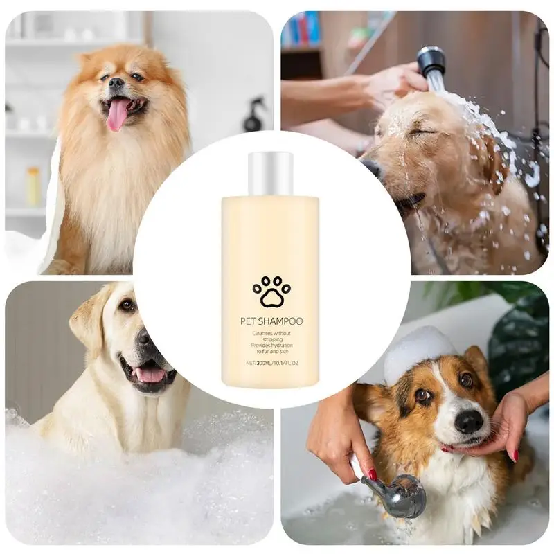 Natural Dog Shampoo Dog Shampoo For Smelly Dogs Itchy Skin Relief 100ml Dog Body Wash Puppy Shampoo For Gentle Grooming Healthy