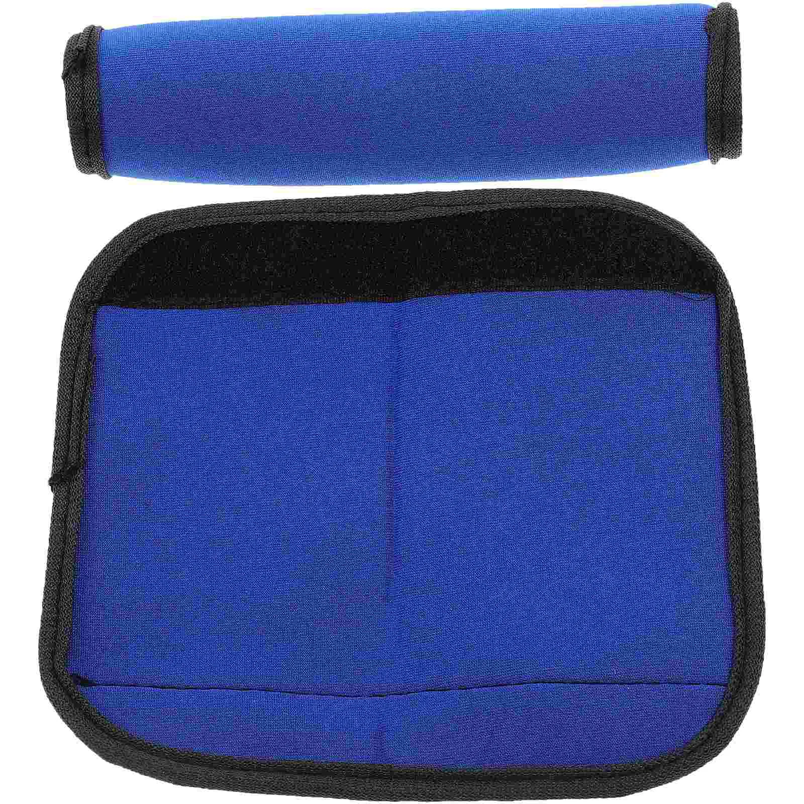 

2 Pcs Horizontal Bar Accessories Non-slip Barbell Pad Protector Polyester Padding for Hip Thrusts