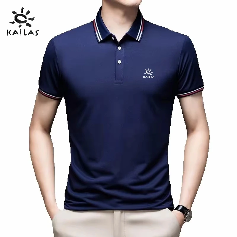 

Men's high-quality short sleeved polo shirt for summer fashion, leisure, outdoor sports, breathable and cool top